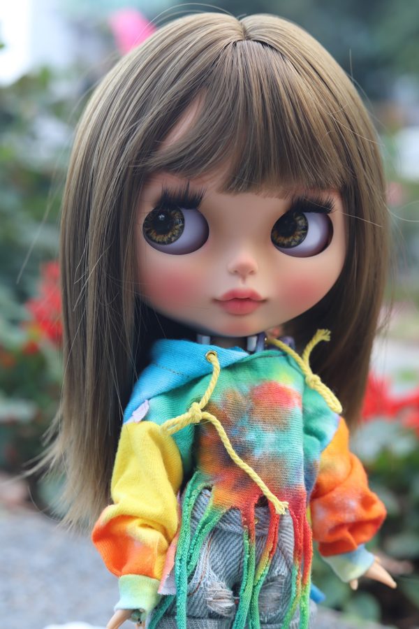 Custom  Tan Skin Blythe Doll Finished - 图片 2