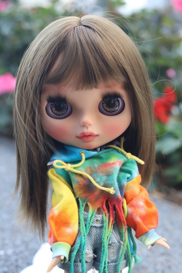 Custom  Tan Skin Blythe Doll Finished - 图片 3